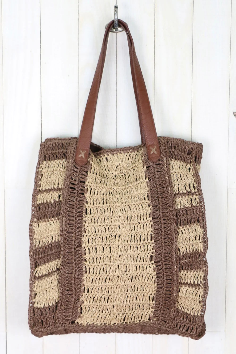 Lovestitch Hand Woven Crochet Tote Bag