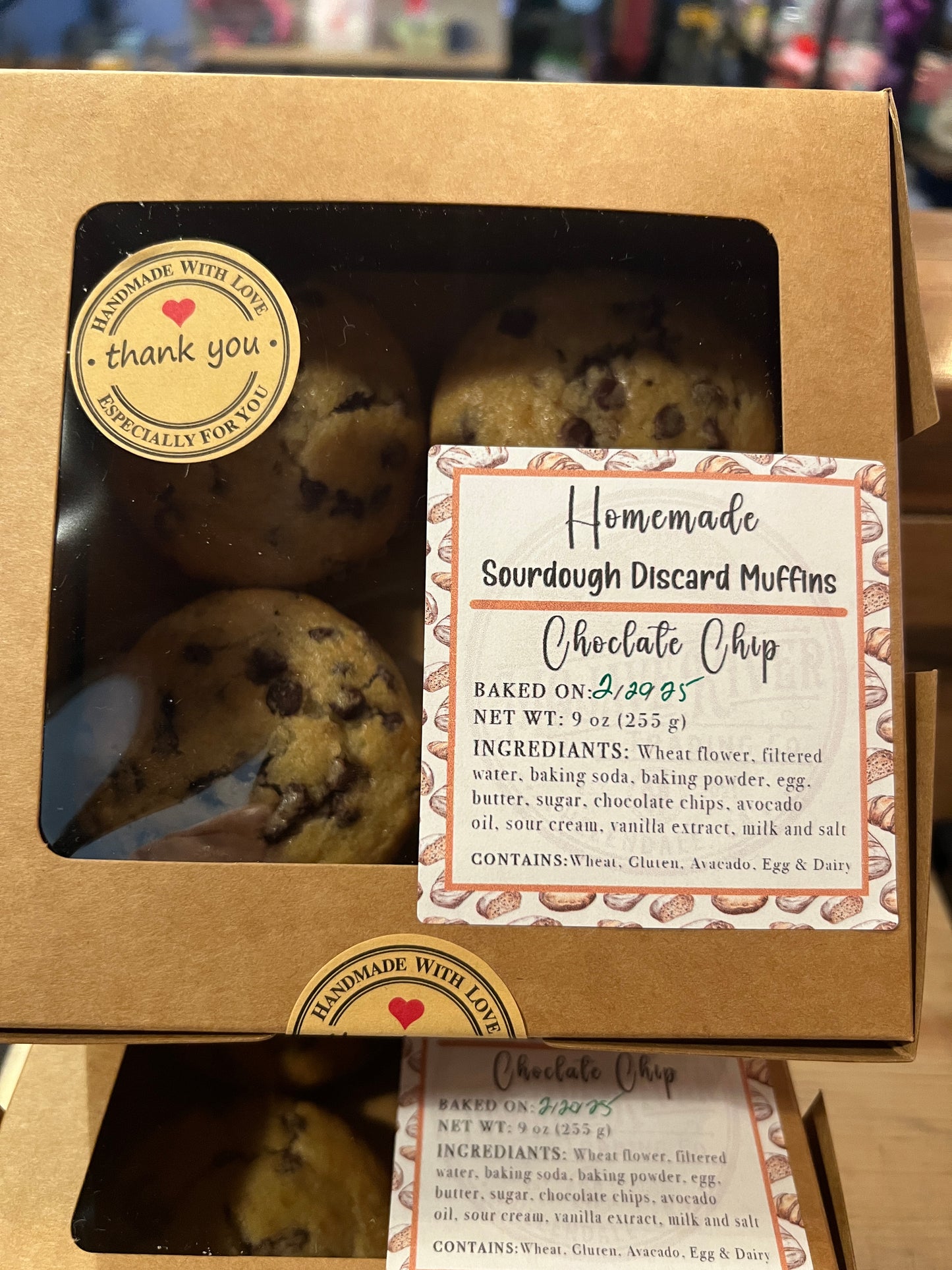 Homemade Sourdough Discard Chocolate Chip Cookies, Pre-Order (For Pick up in Helendale Tuesdays & Fridays)