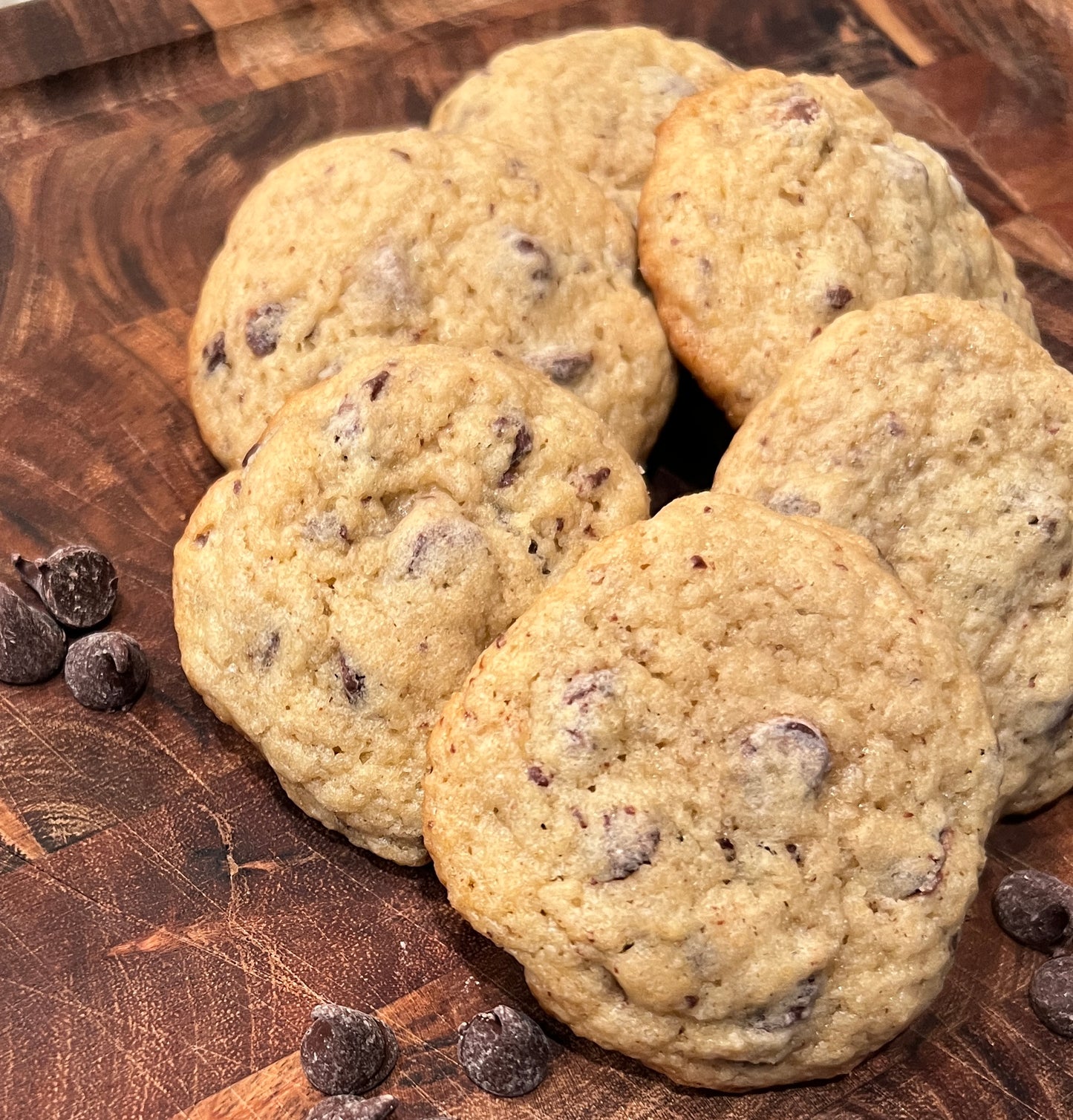 Homemade Sourdough Discard Chocolate Chip Cookies, Pre-Order (For Pick up in Helendale Tuesdays & Fridays)