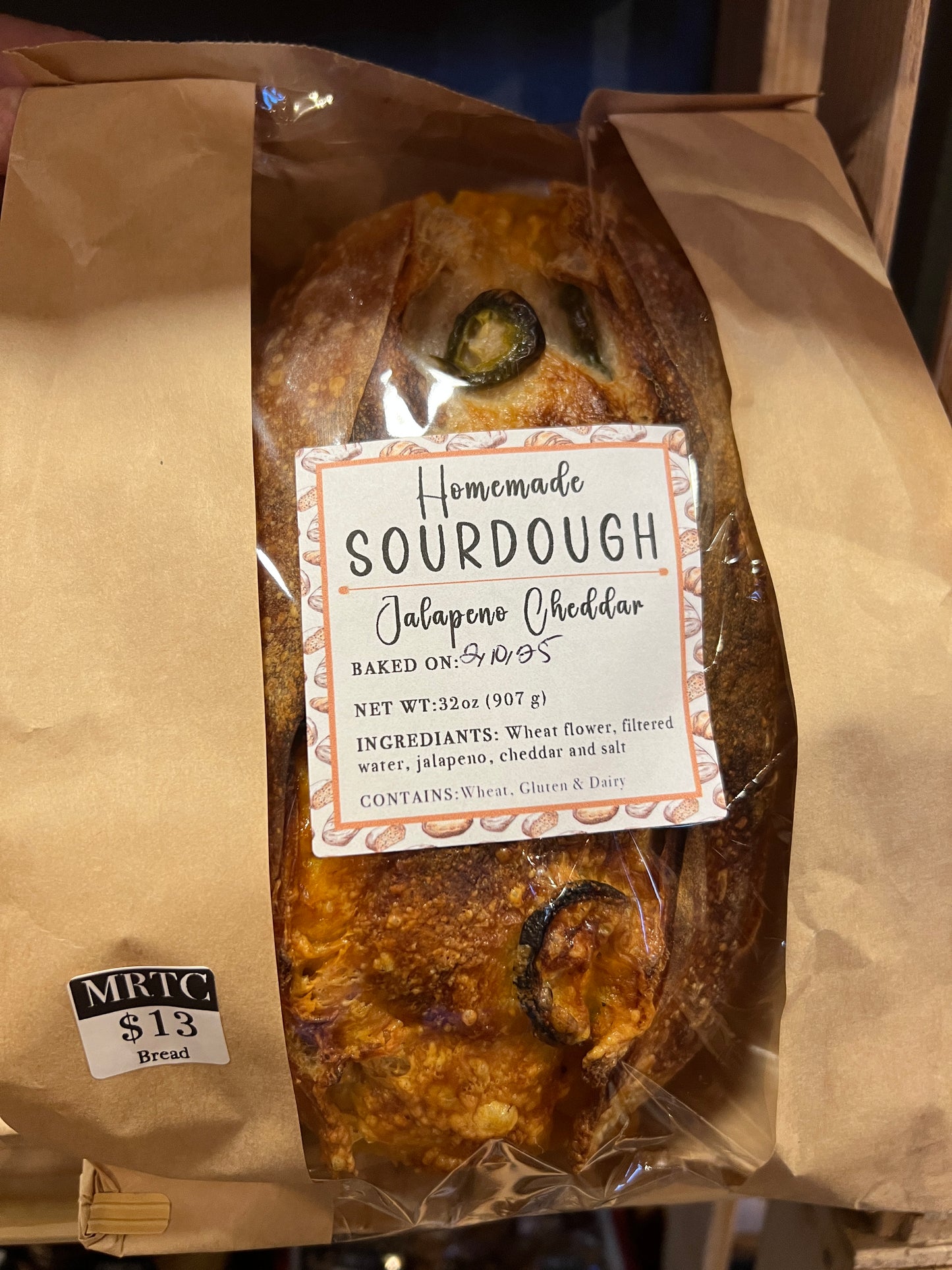 Homemade 2 Pound Sourdough Bread Pre-Order (For Pick up in Helendale Tuesdays & Fridays)