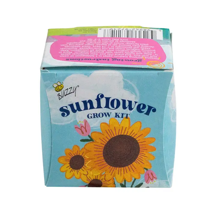 Buzzy Seeds Mini Terracotta Pot - Sunflower Grow Kit