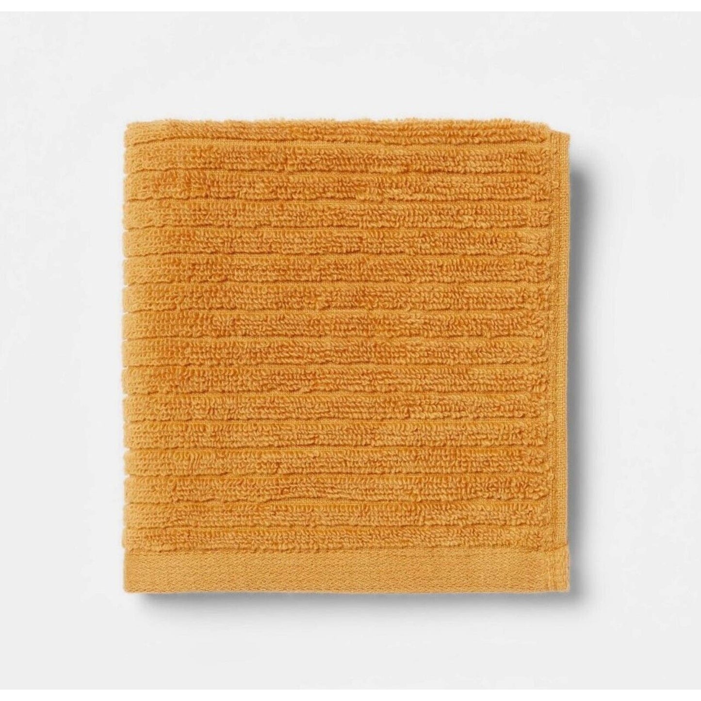 Threshold Quick Dry Ribbed 4 piece Hand/ Wash Towel Set - Gold