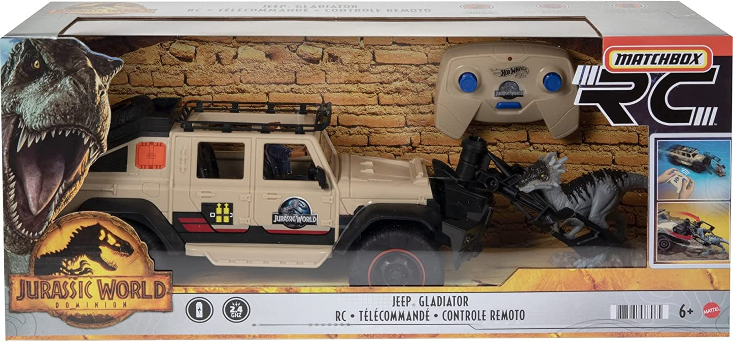 Matchbox - Jeep Gladiator R/C with Dracorex Dinosaur