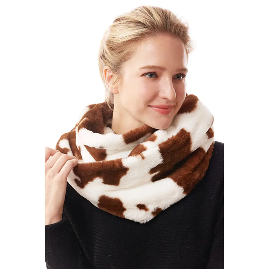 COZY FAUX FUR INFINITY SCARF