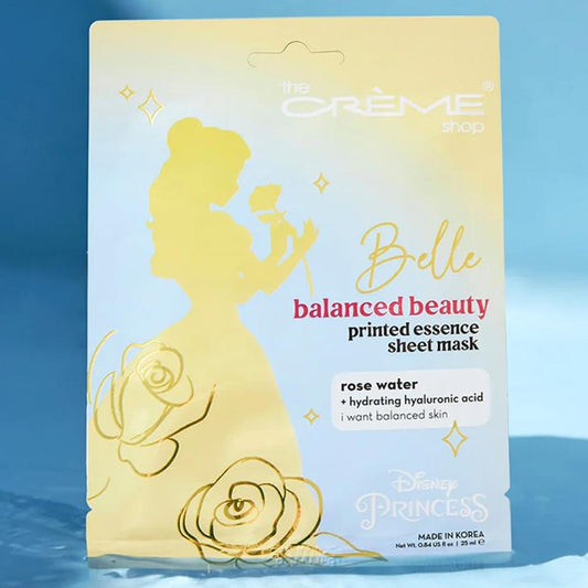 THE CRÈME SHOP X DISNEY - BELLE BALANCE BEAUTY PRINTED ESSENCE SHEET MASK