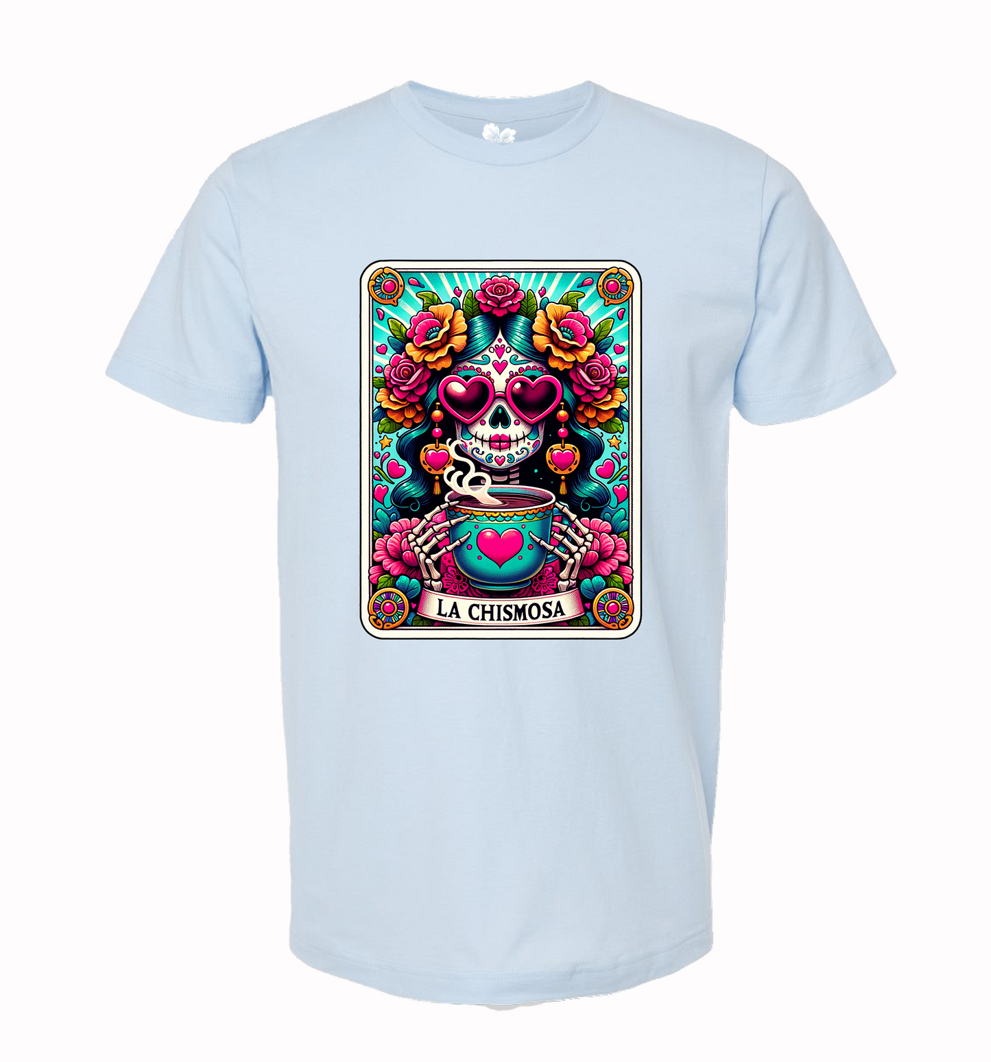 La Chismosa Tarot Card T-Shirt, Funny Mexican Shirt, Mexican, Spanish, Catrina, Tarot Card Shirt