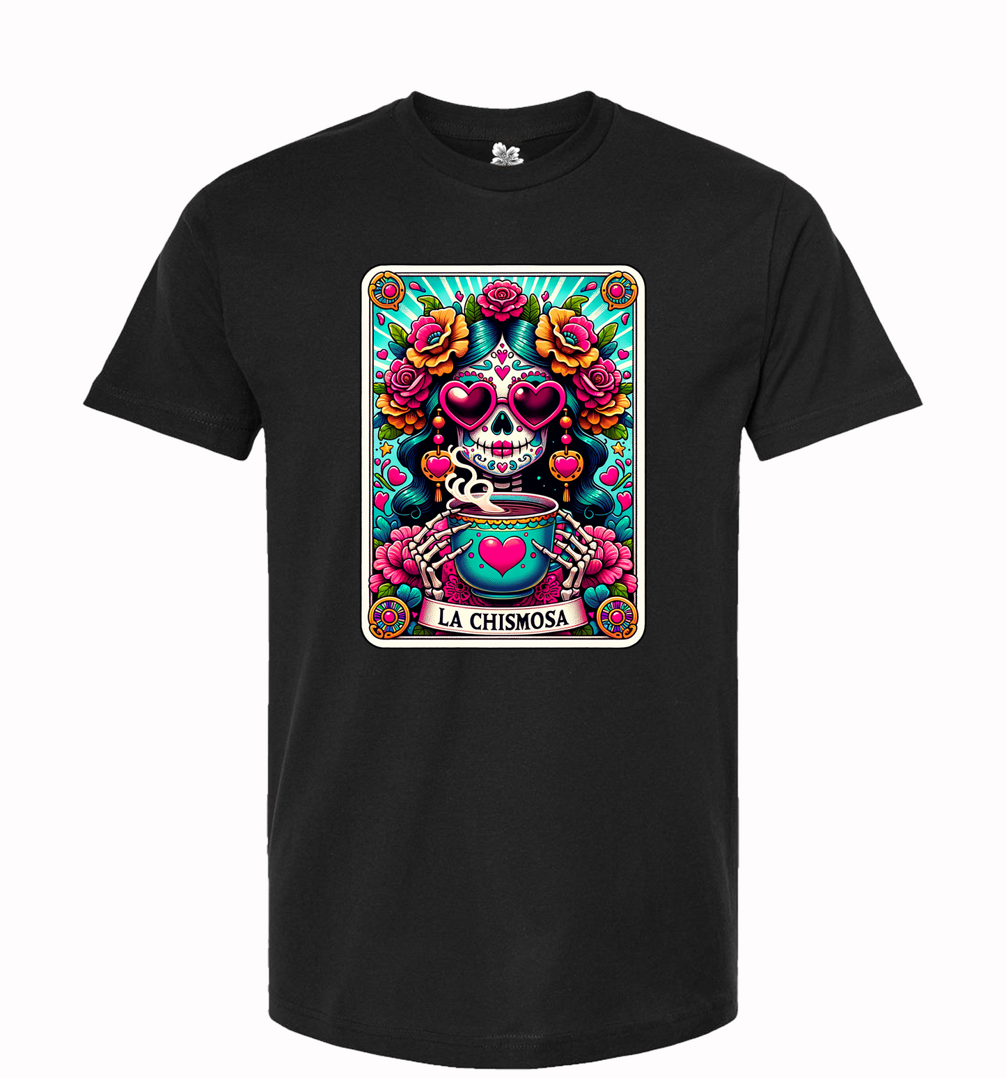 La Chismosa Tarot Card T-Shirt, Funny Mexican Shirt, Mexican, Spanish, Catrina, Tarot Card Shirt