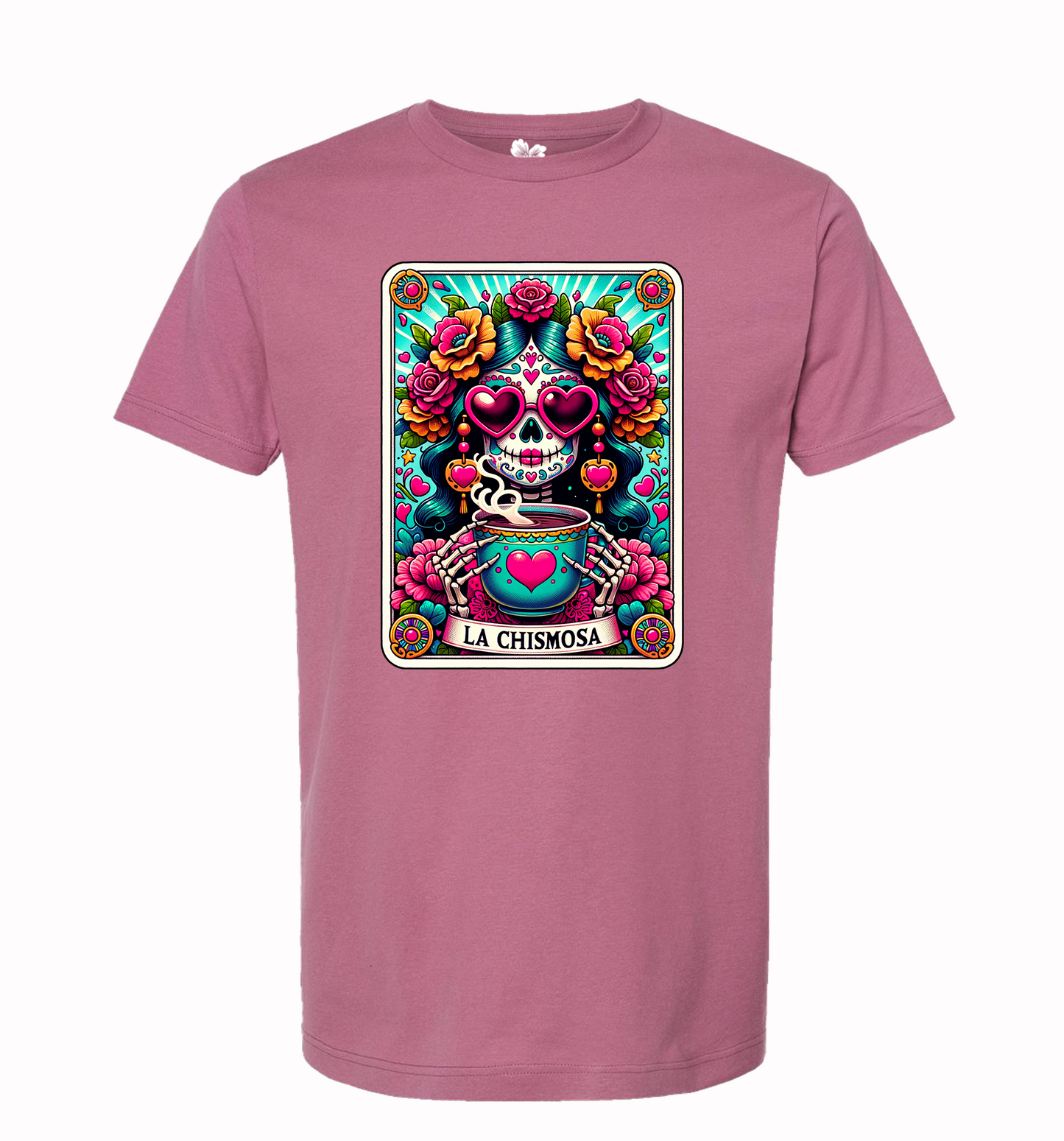 La Chismosa Tarot Card T-Shirt, Funny Mexican Shirt, Mexican, Spanish, Catrina, Tarot Card Shirt