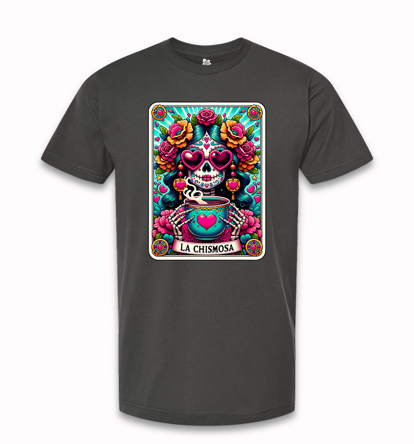 La Chismosa Tarot Card T-Shirt, Funny Mexican Shirt, Mexican, Spanish, Catrina, Tarot Card Shirt