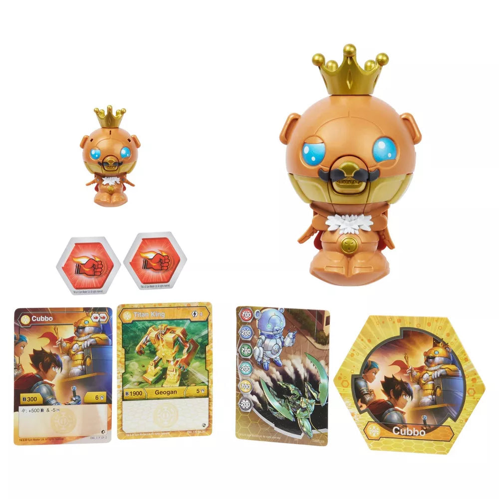 Bakugan CUBBO & CUBBO DEKA Exclusive Jumbo Baku-Core