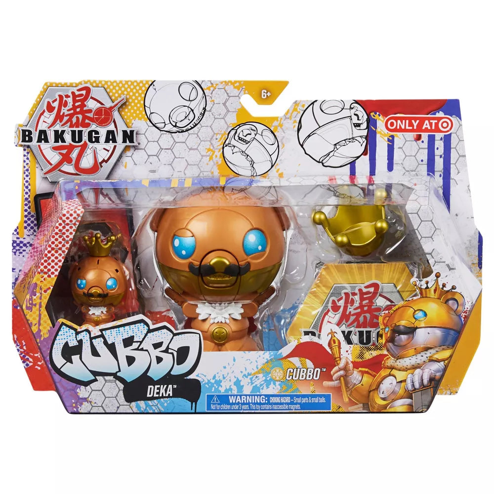 Bakugan CUBBO & CUBBO DEKA Exclusive Jumbo Baku-Core