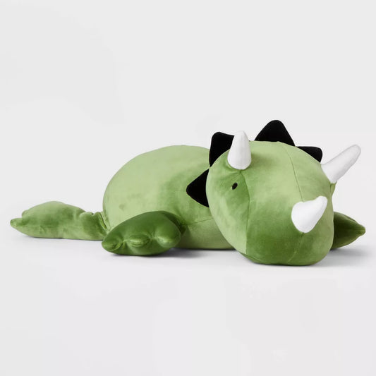 Dinosaur Weighted Plush Throw Pillow- Pillowfort