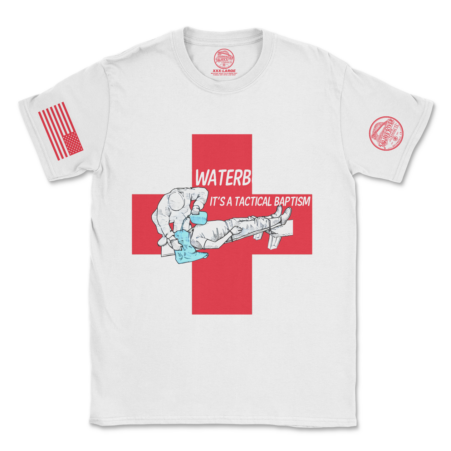 "Tactical Baptism" Soldier Graphic T-Shirt