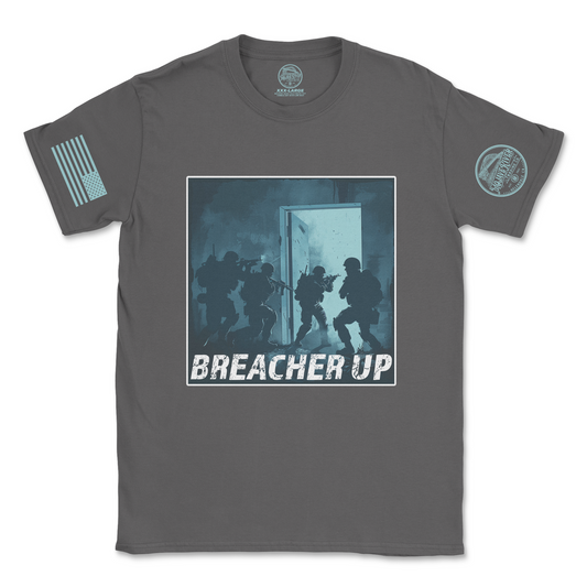 "BREACHER UP" Tactical Soldiers Graphic T-Shirt