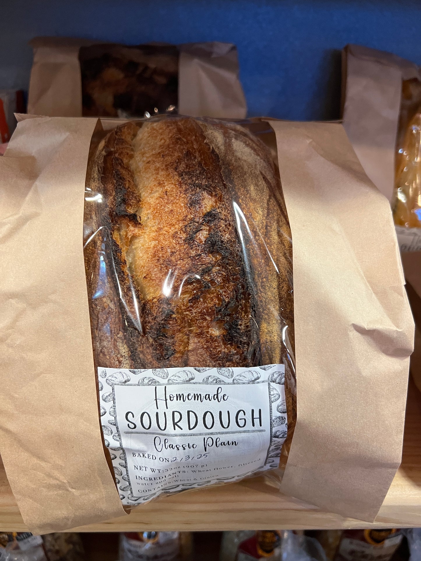 Homemade 2 Pound Sourdough Bread Pre-Order (PICK UP In Helendale Friday 2/7)