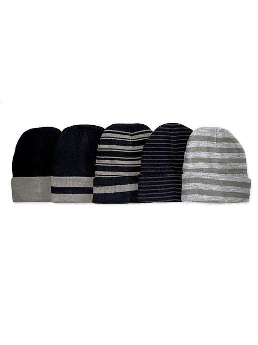 Knocker Men's Striped Beanie