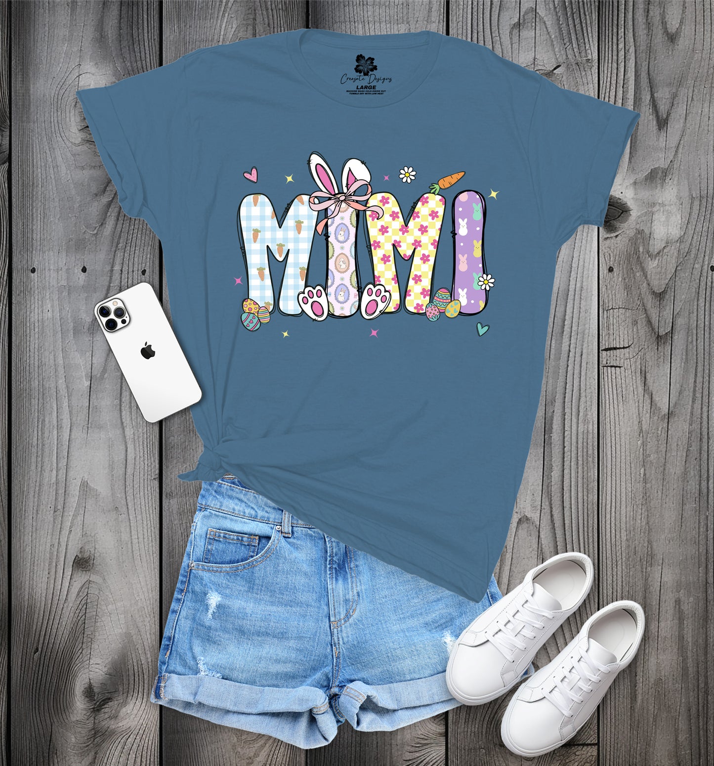 MIMI Easter T-Shirt, Cute Spring Tee, Easter Bunny MIMI Shirt