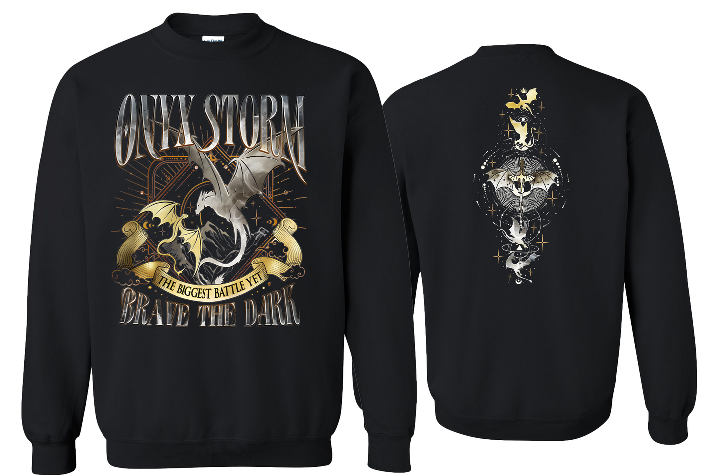 Onyx Storm "Brave the Dark" Fourth Wing - Sweatshirt/Hoodie