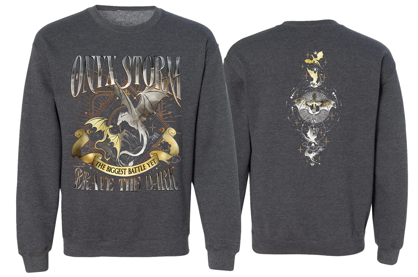 Onyx Storm "Brave the Dark" Fourth Wing - Sweatshirt/Hoodie