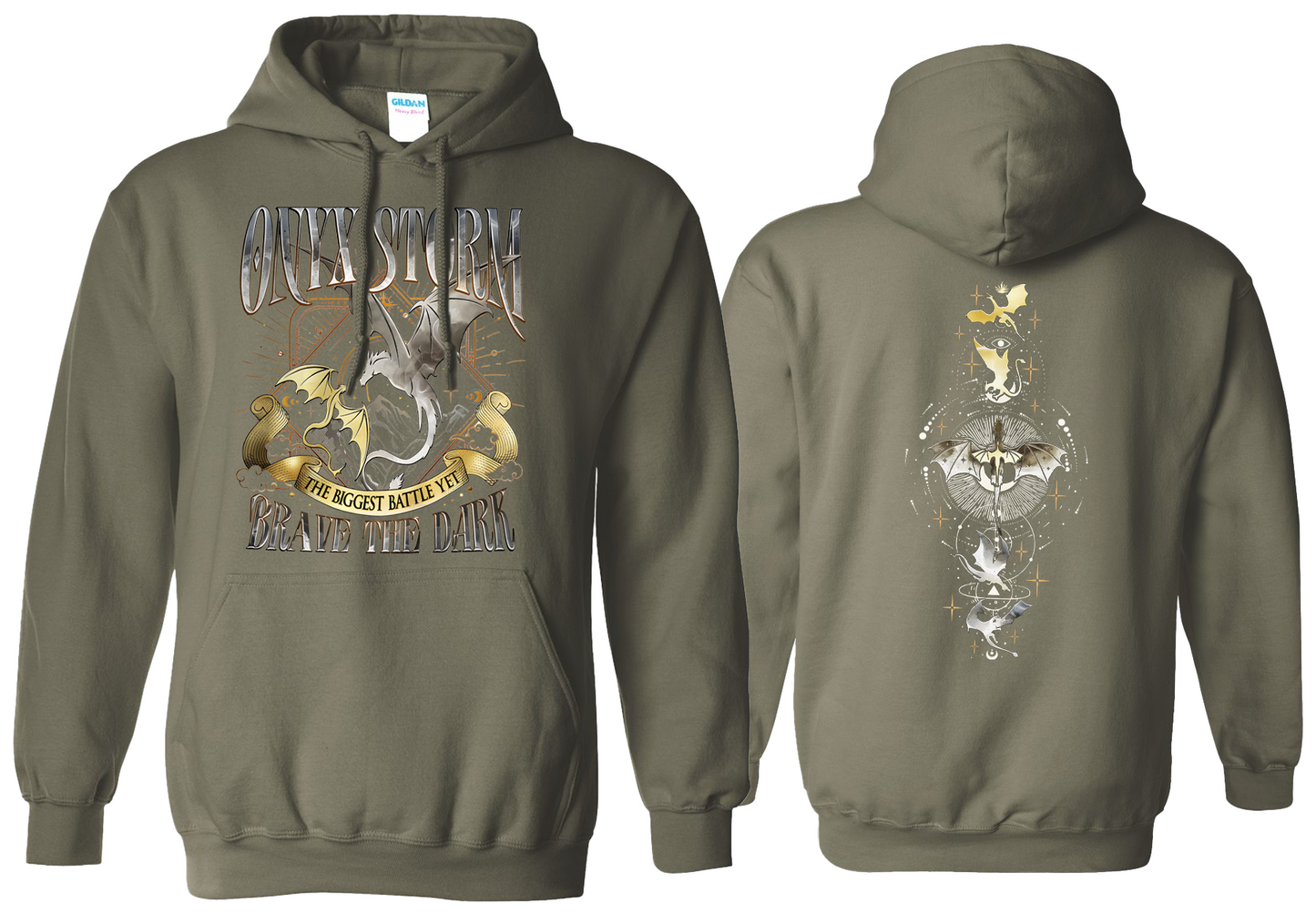 Onyx Storm "Brave the Dark" Fourth Wing - Sweatshirt/Hoodie