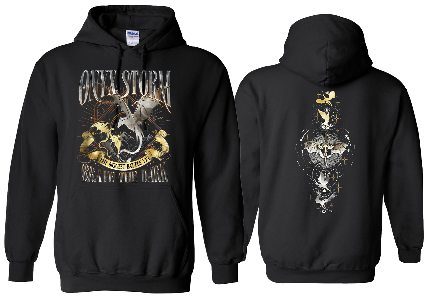 Onyx Storm "Brave the Dark" Fourth Wing - Sweatshirt/Hoodie