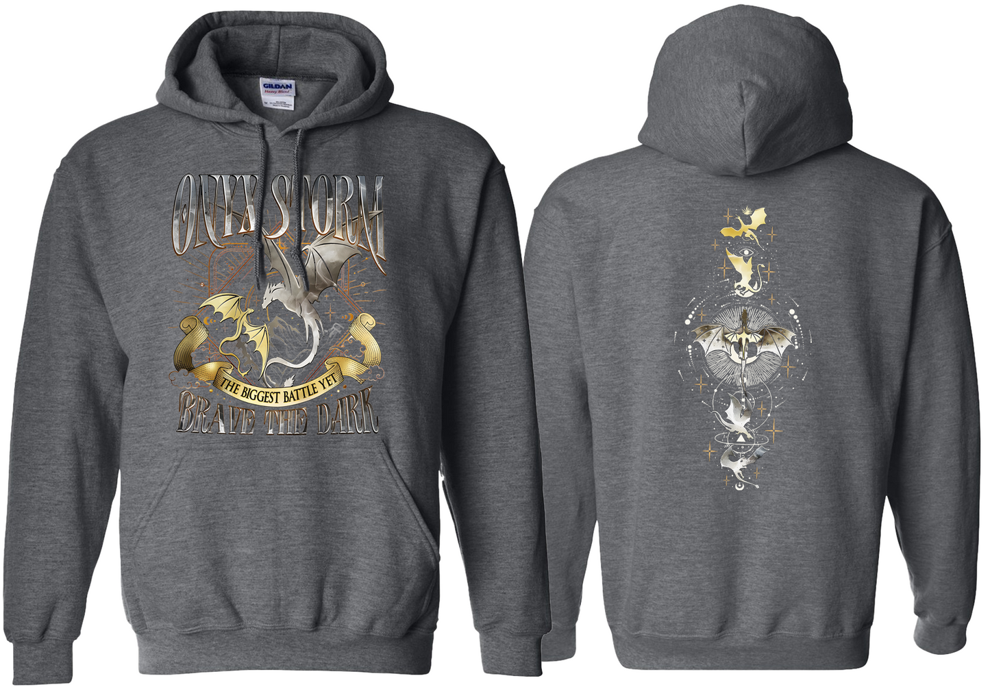 Onyx Storm "Brave the Dark" Fourth Wing - Sweatshirt/Hoodie