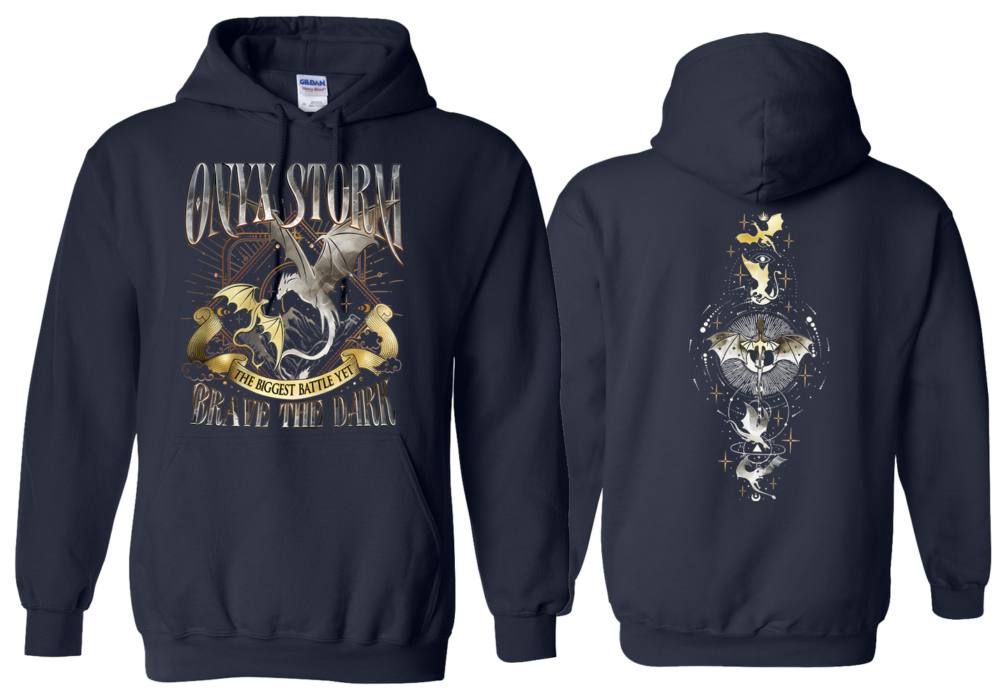 Onyx Storm "Brave the Dark" Fourth Wing - Sweatshirt/Hoodie