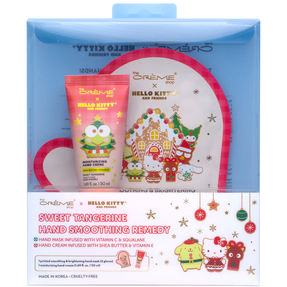 THE CREME SHOP X HELLO KITTY SWEET TANGERINE HAND SMOOTHING REMEDY SET