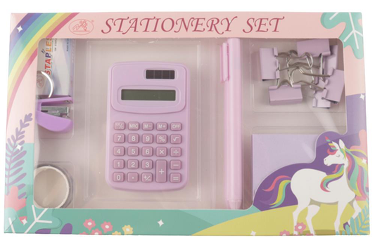 KIDS UNICORN STATIONERY SET