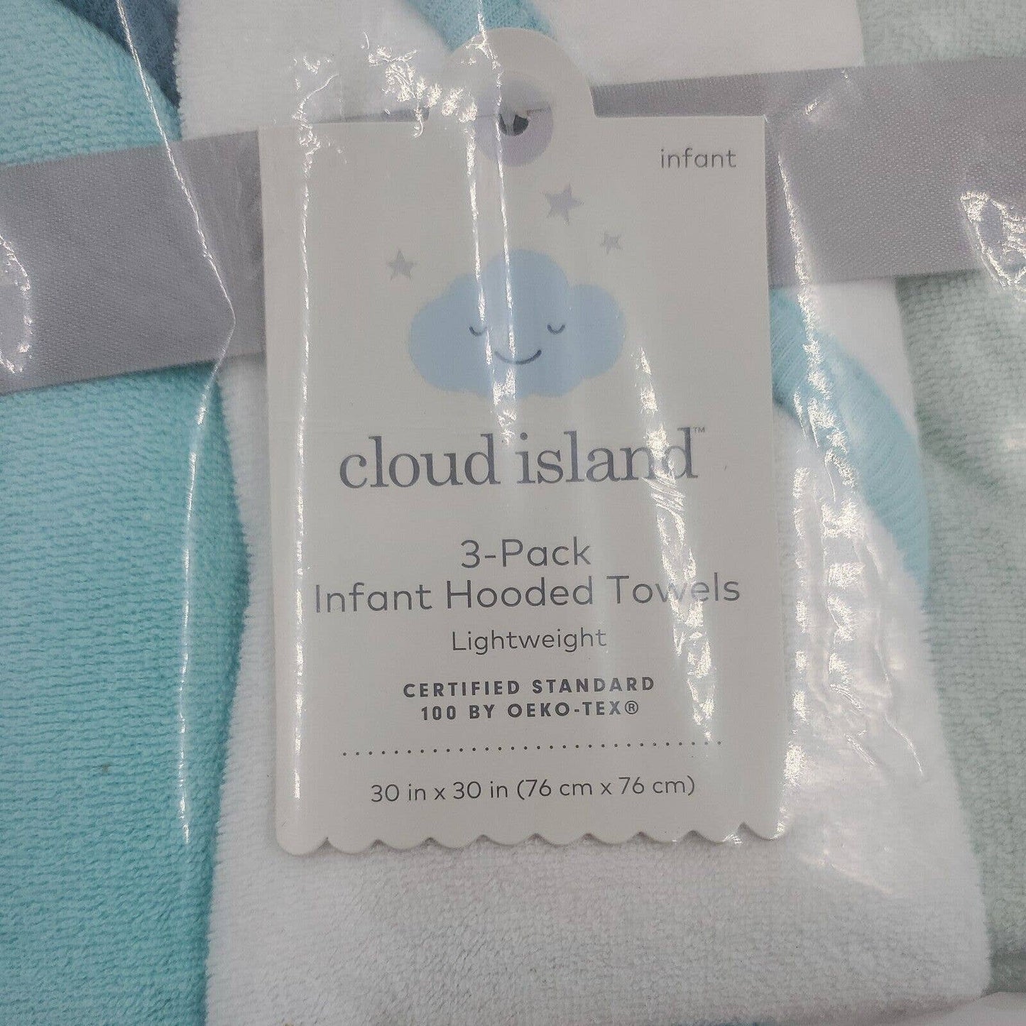 Cloud Island Infant Lightweight Hooded Towels