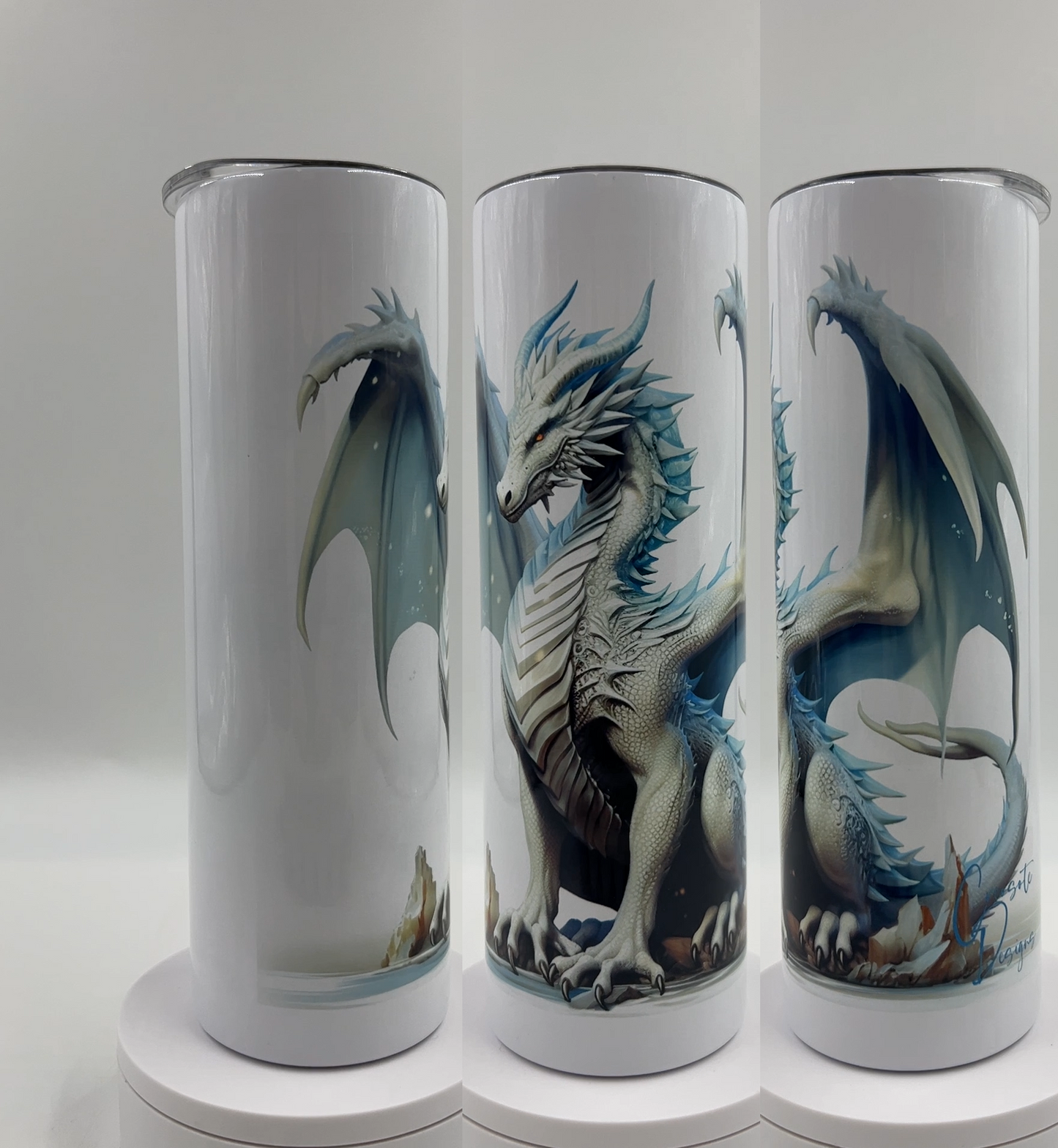 Creosote Designs 30 oz Dragon Steel Tumbler